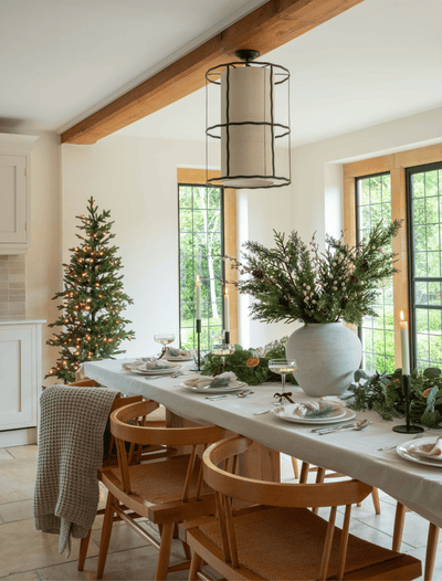 Faux Arrangement - Winter Fern & White Berry