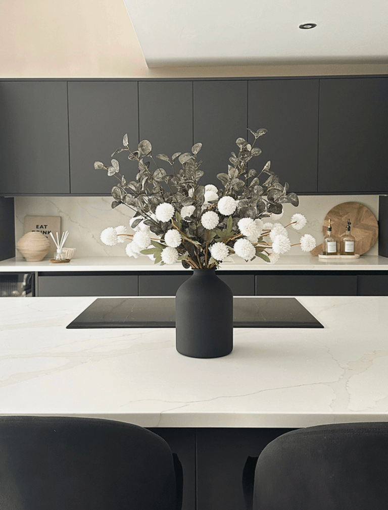 Faux Arrangement - White & Green