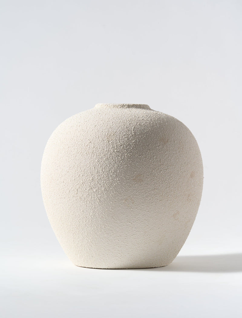Zoe Ceramic Vase - Beige