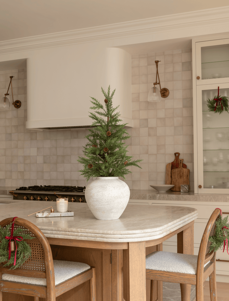 Tabletop Faux Pine Christmas Tree
