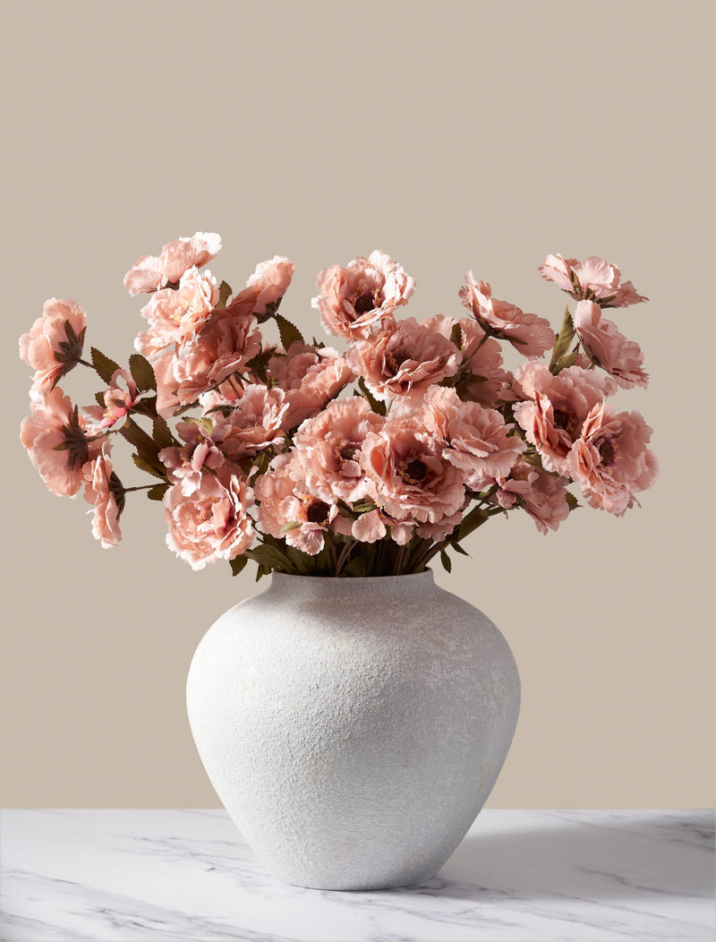 Faux Moutan Peony - Blush (8 Stems / 46 Peonies)