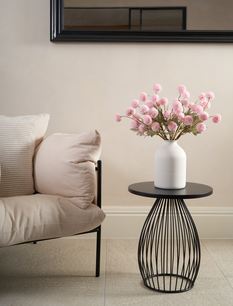 Faux Kiku Flower - Pink (10 Stems / 50 Heads)