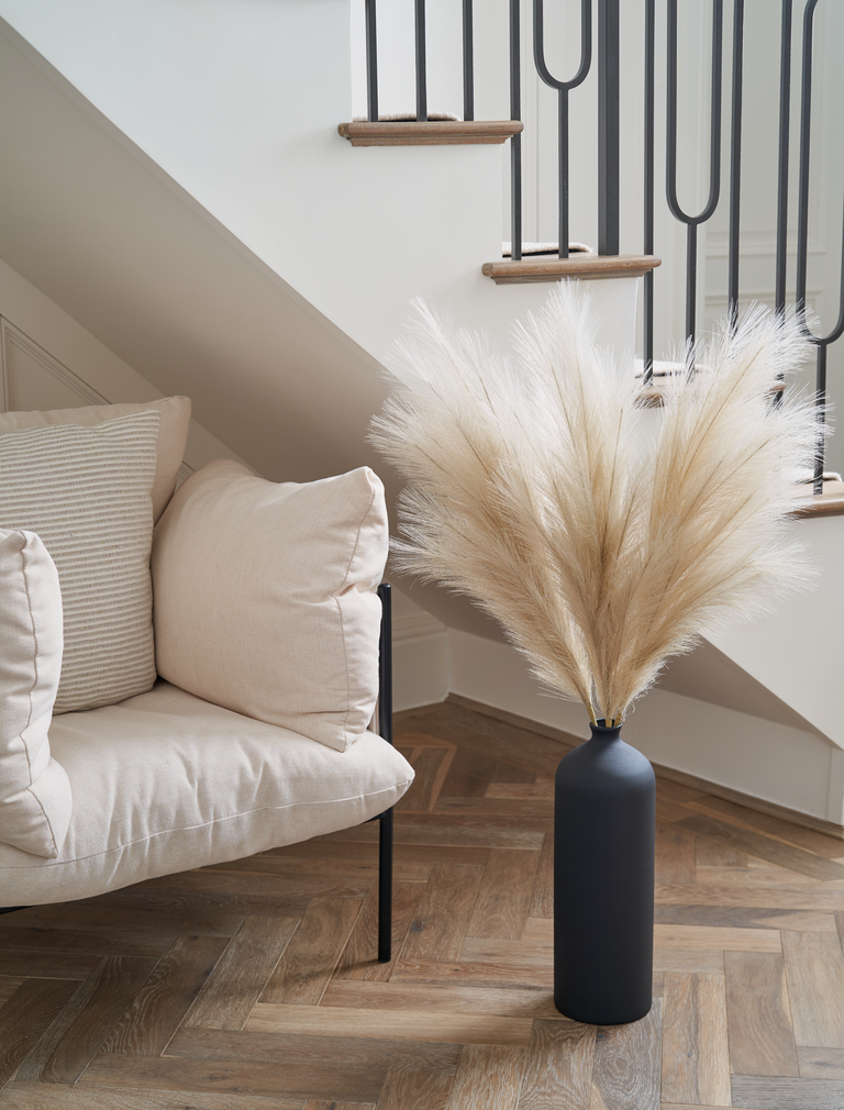 Tall Faux Pampas Grass - Cream (3 Stems)